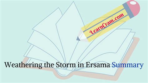 weathering the storm in ersama summary|Weathering the Storm in Ersama: Summary and Analysis: 2022 .